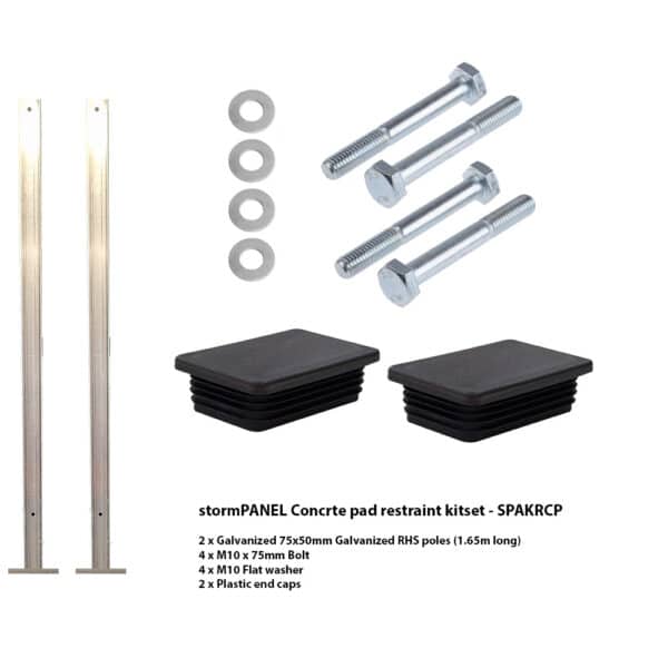 STORMPANEL CONCRETE PAD POLE RESTRAINT KIT