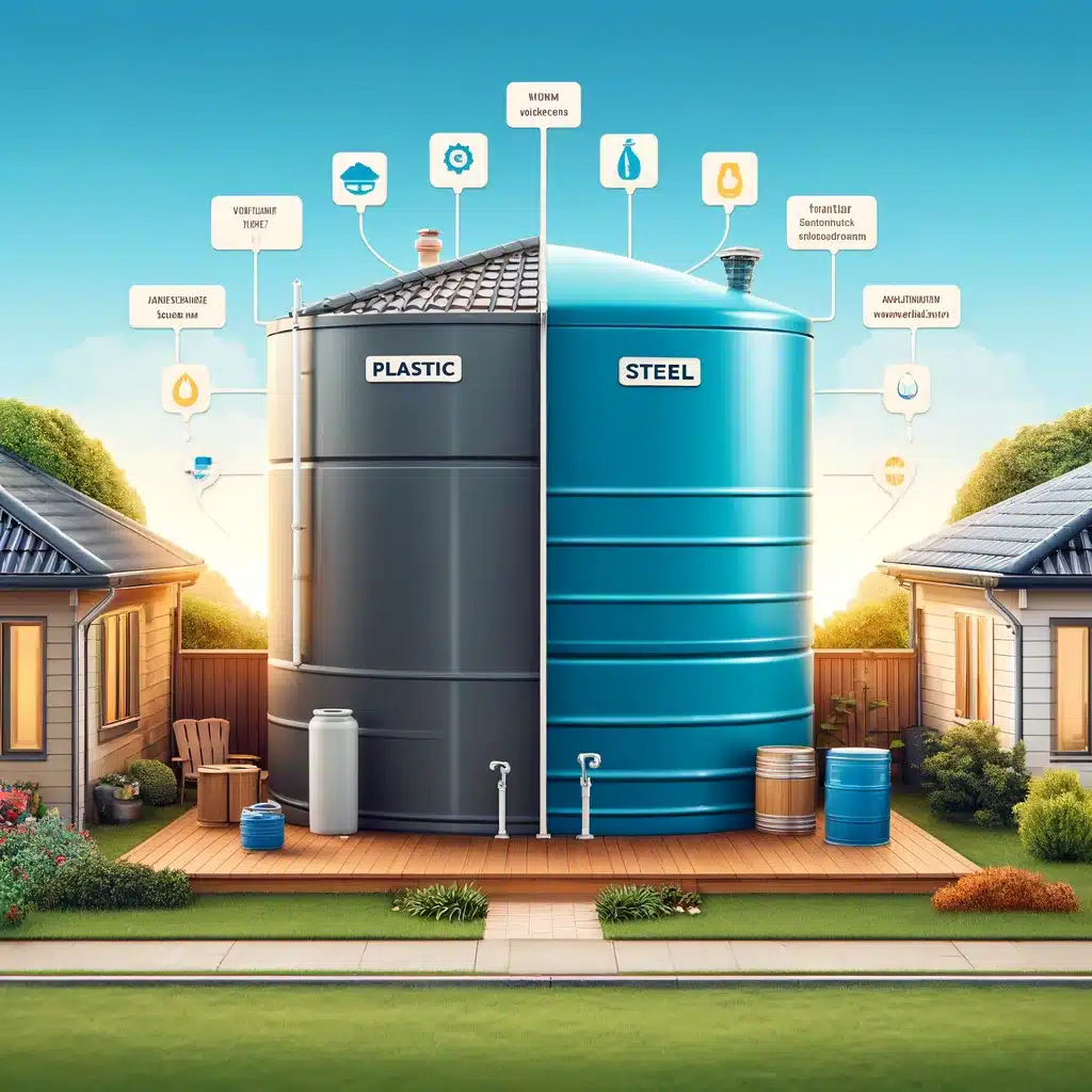 Comparing Plastic vs. Steel Water Tanks Which is Better for Auckland Homes? just tanks