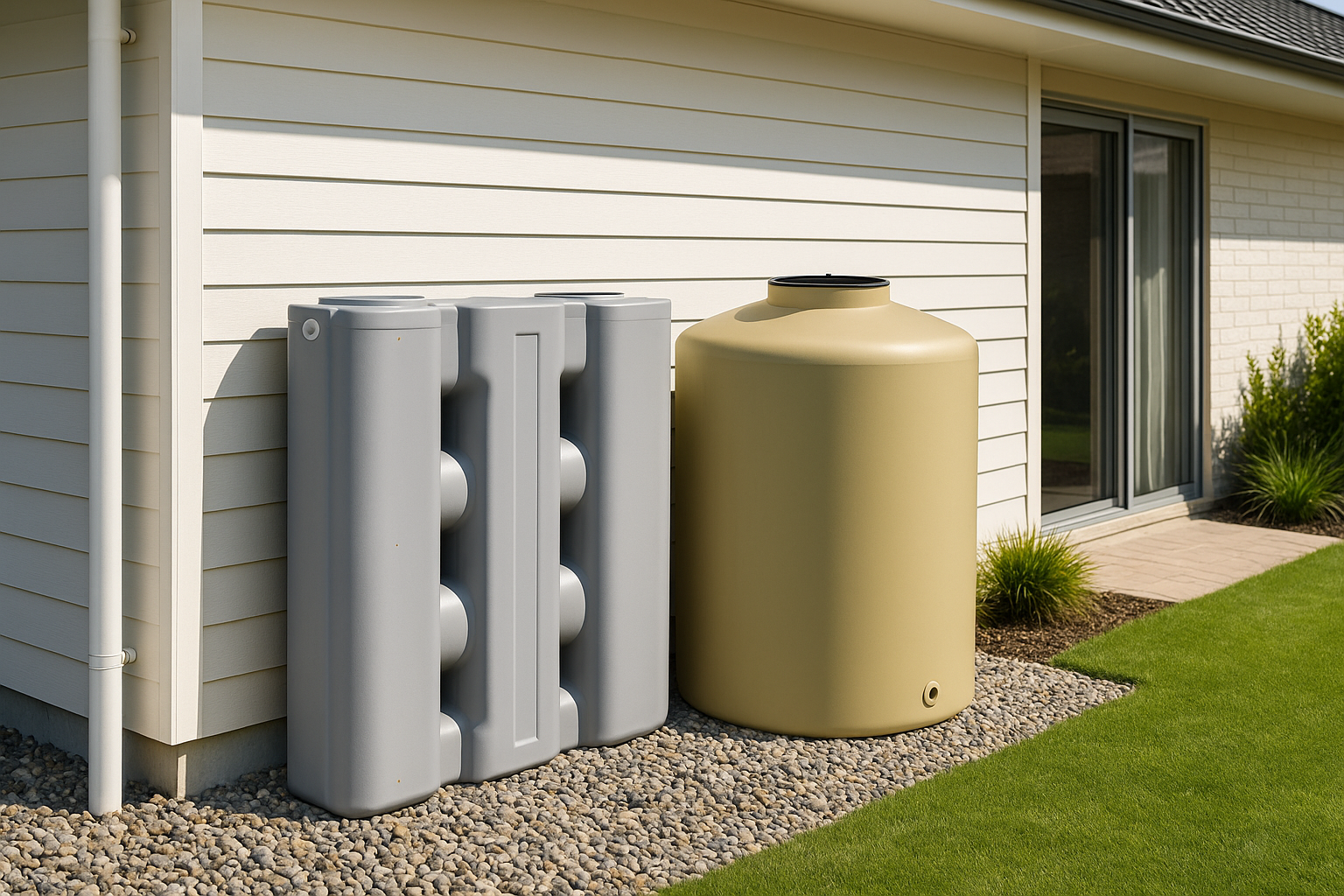 Slimline vs Round Water Tanks: Which One Fits Your Home Better?