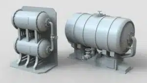 Industrial storage tanks for large-scale liquid containment