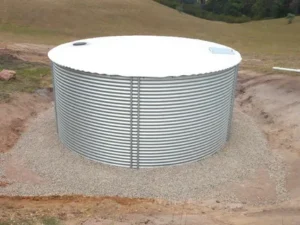 Stormwater Tanks NZ installed at a residential property in New Zealand for efficient rainwater storage and stormwater management