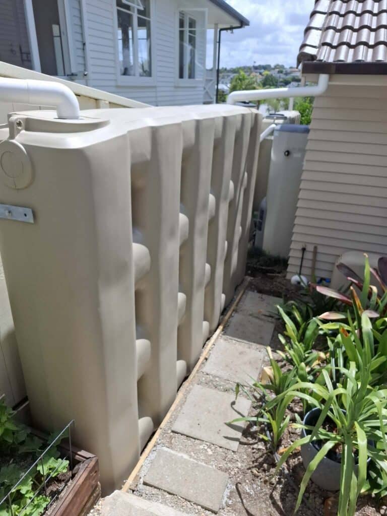 2000L-Beige-StormPANEL-Garden-Fence-Installation