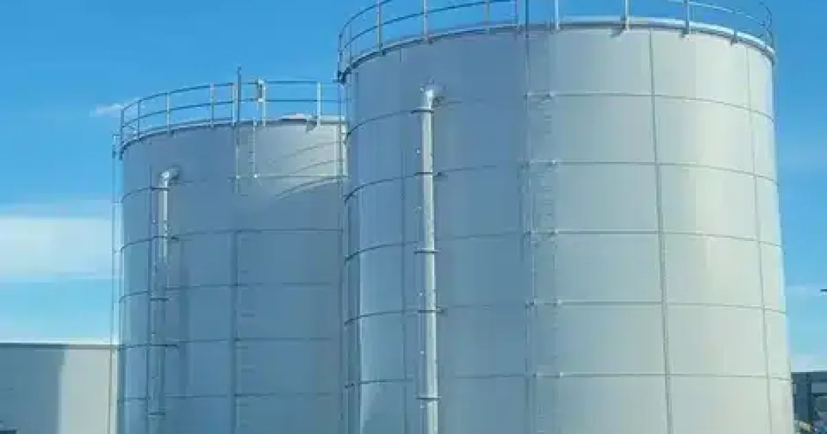 Slimline rainwater water tanks NZ installed beside an Auckland home