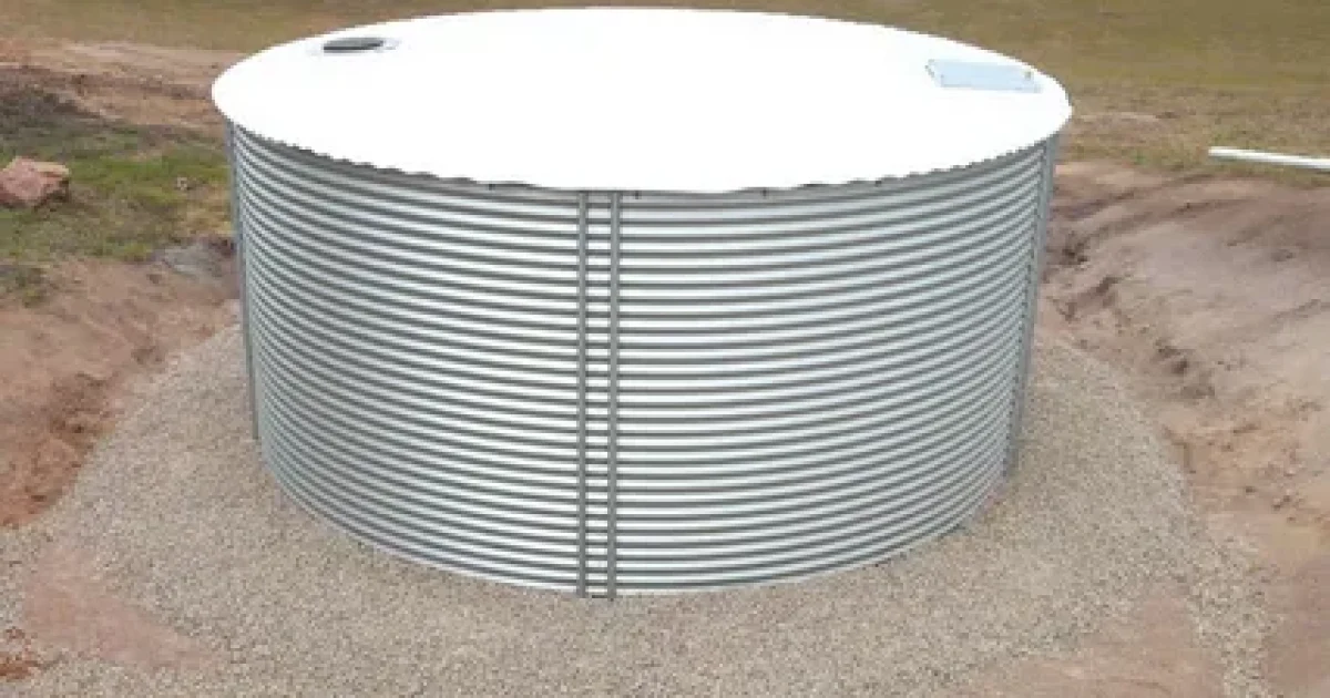 Stormwater Tanks NZ installed at a residential property in New Zealand for efficient rainwater storage and stormwater management